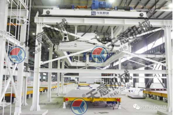 熱烈祝賀天意機(jī)械與龍星科技PC構(gòu)件生產(chǎn)線順利交接！